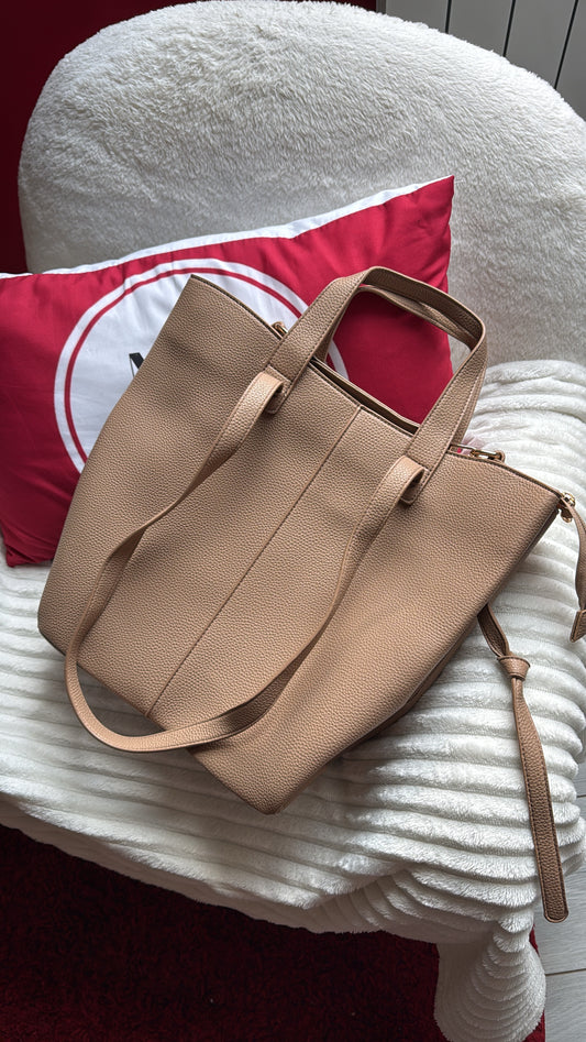 SAC CABAS BEIGE - MaisonKLLY