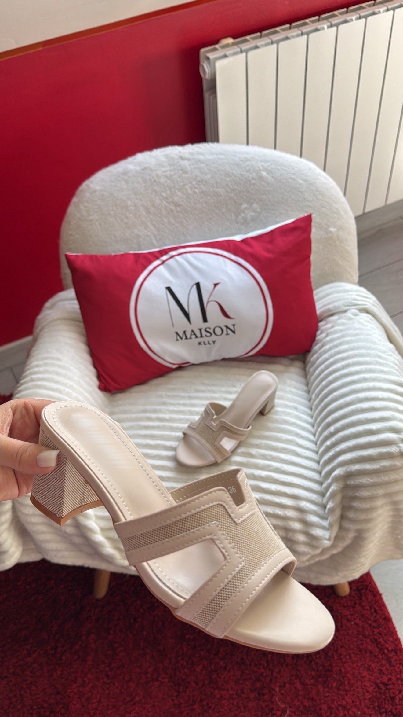 TALONS MONIQUA BEIGE - MaisonKLLY