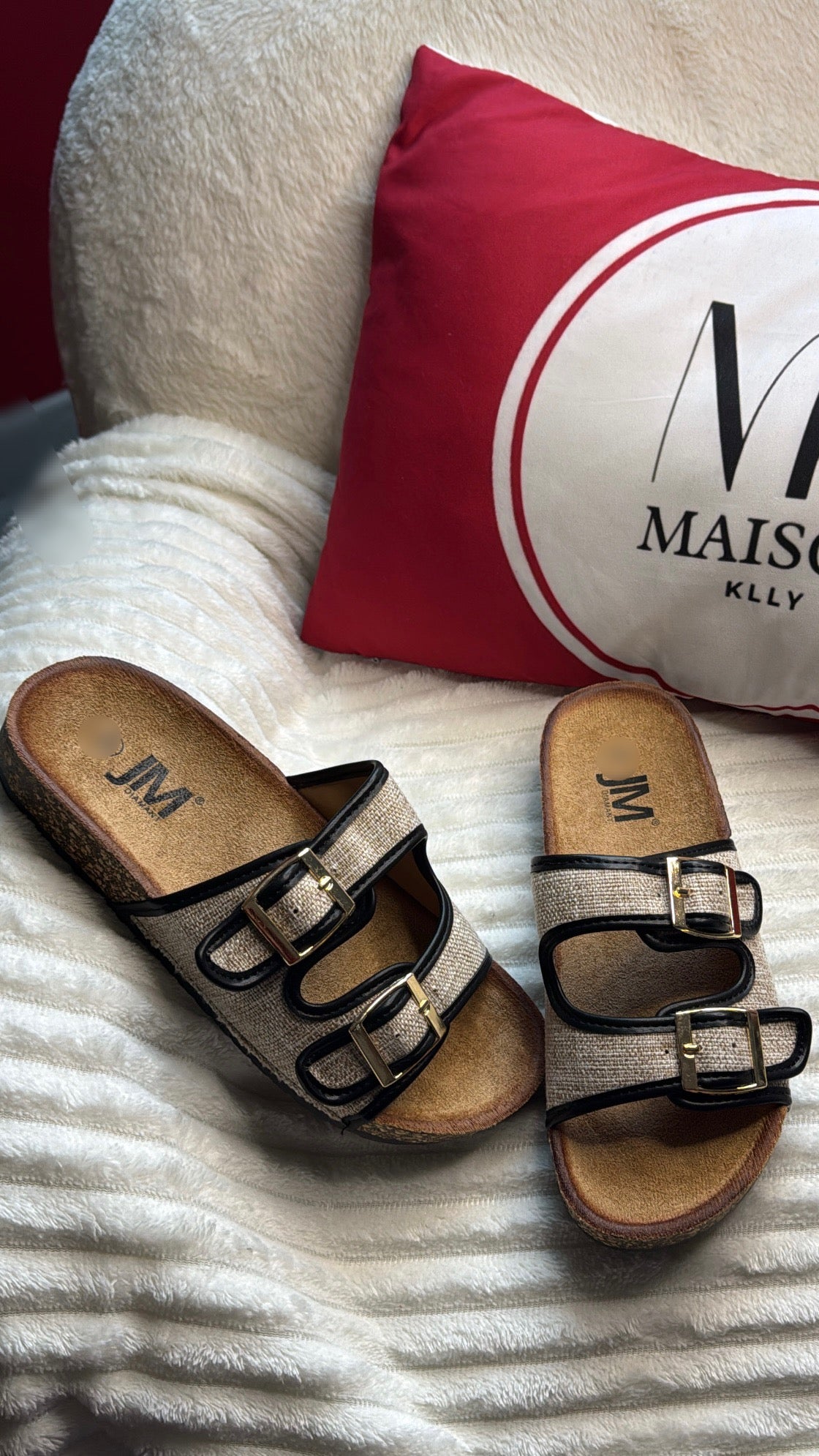 CLAQUETTES BONNA NOIR - MaisonKLLY