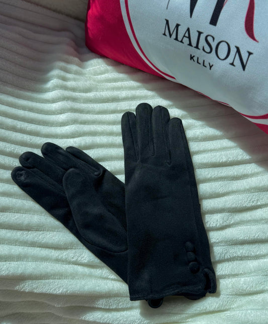 GANTS TACTILE NOIR - MaisonKLLY