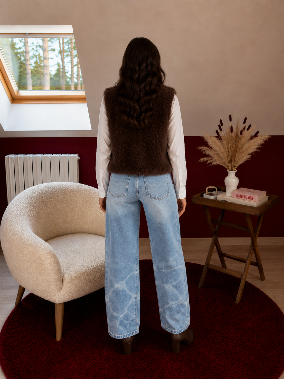 JEANS BALLOON DÉLAVÉ