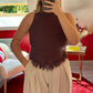 TOP FROUFROU CHOCOLAT - MaisonKLLY