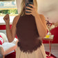 TOP FROUFROU CHOCOLAT - MaisonKLLY