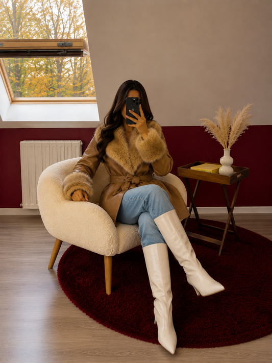 MANTEAU CAMEL - MaisonKLLY