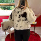 FOURRURE IMPRIMÉ COW PRINT