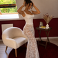 ENSEMBLE CORSET DENTELLE BLANC - MaisonKLLY
