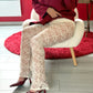 PANTALON EN DENTELLE BEIGE - MaisonKLLY