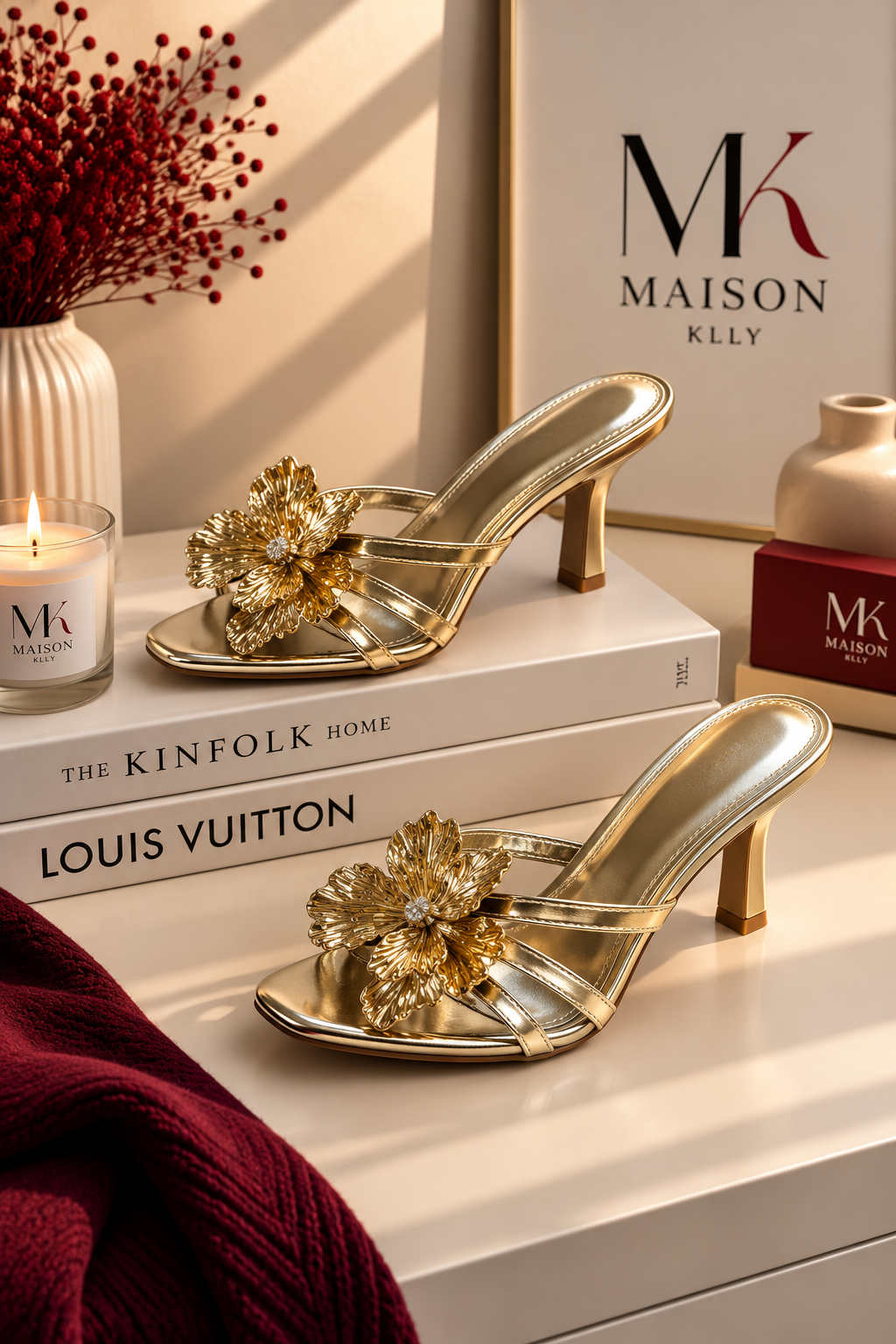TALONS FLORA DORÉE