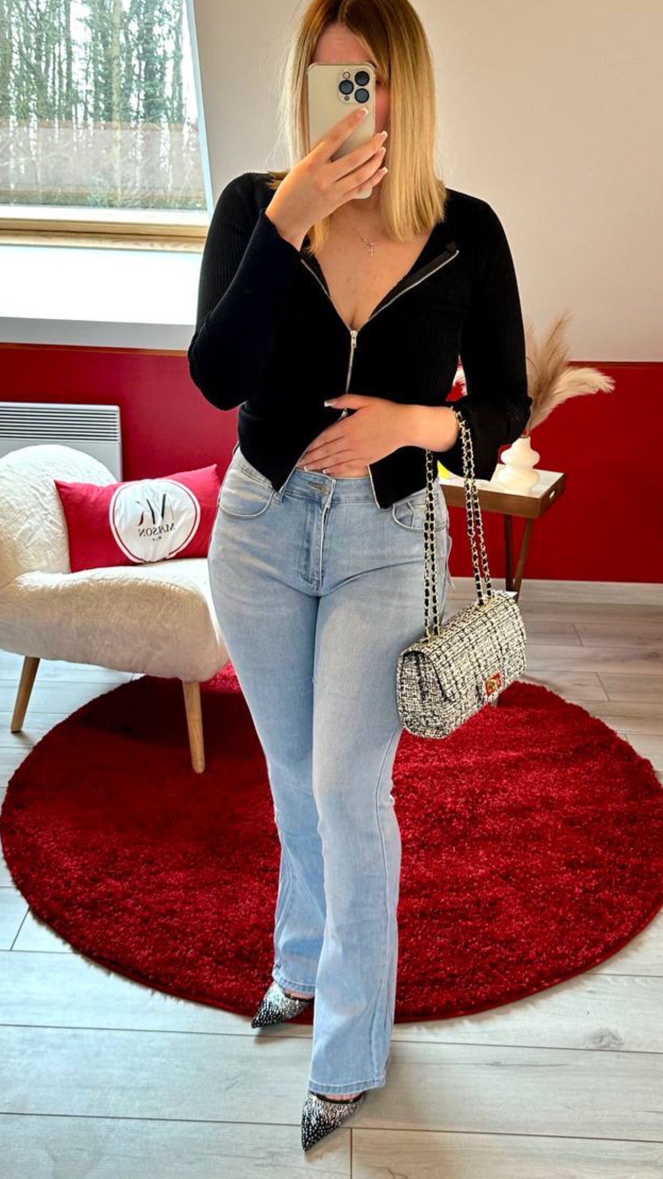 JEANS PUSH UP FLARE - MaisonKLLY