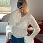 HAUT DENTELLE BLANC - MaisonKLLY