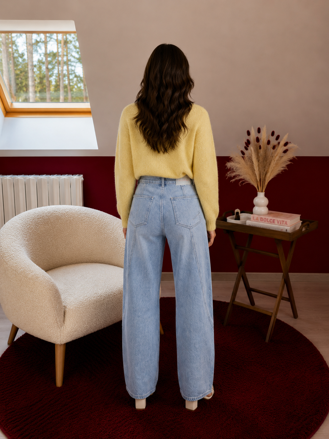 JEANS BALLOON BLEU