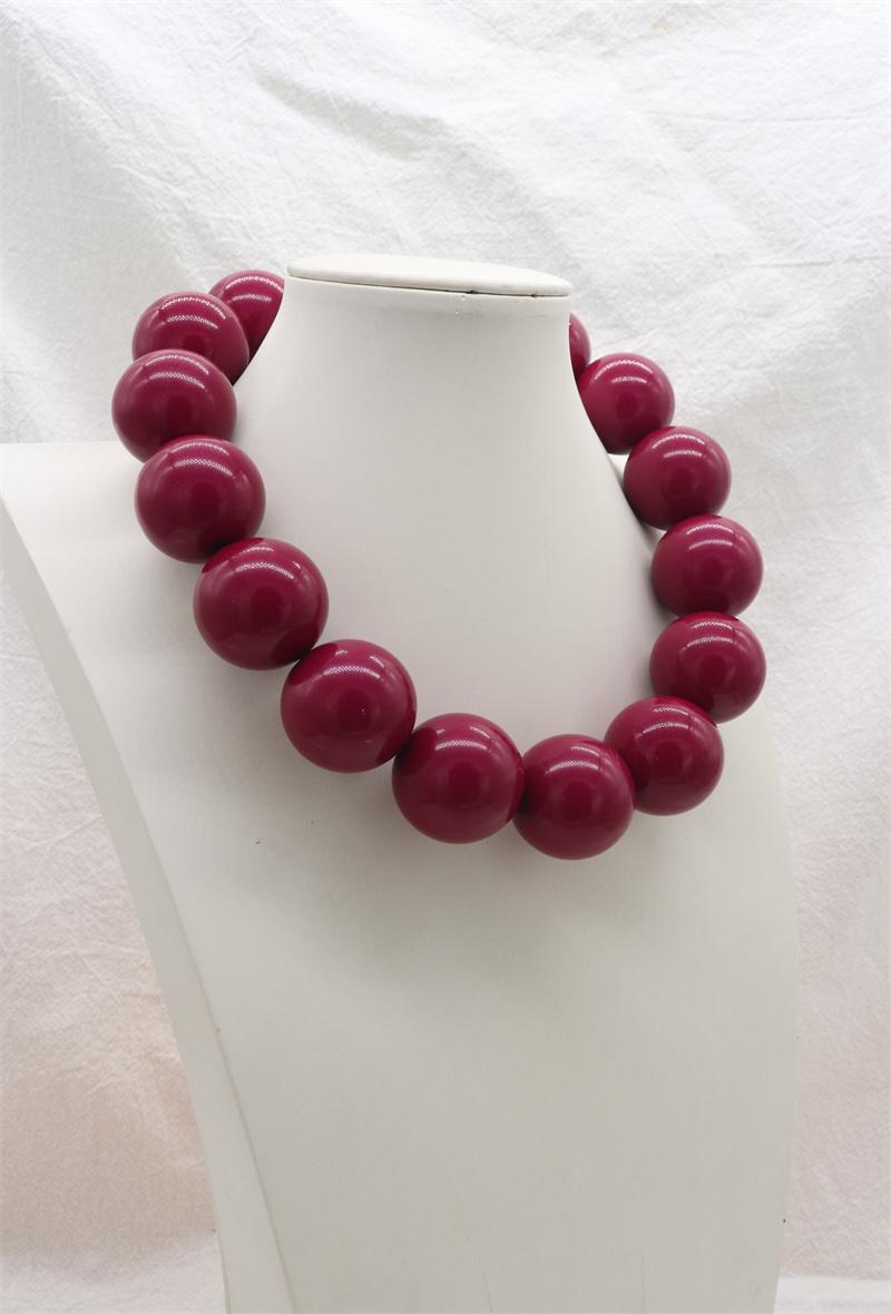 COLLIER DE PERLE BORDEAUX - MaisonKLLY