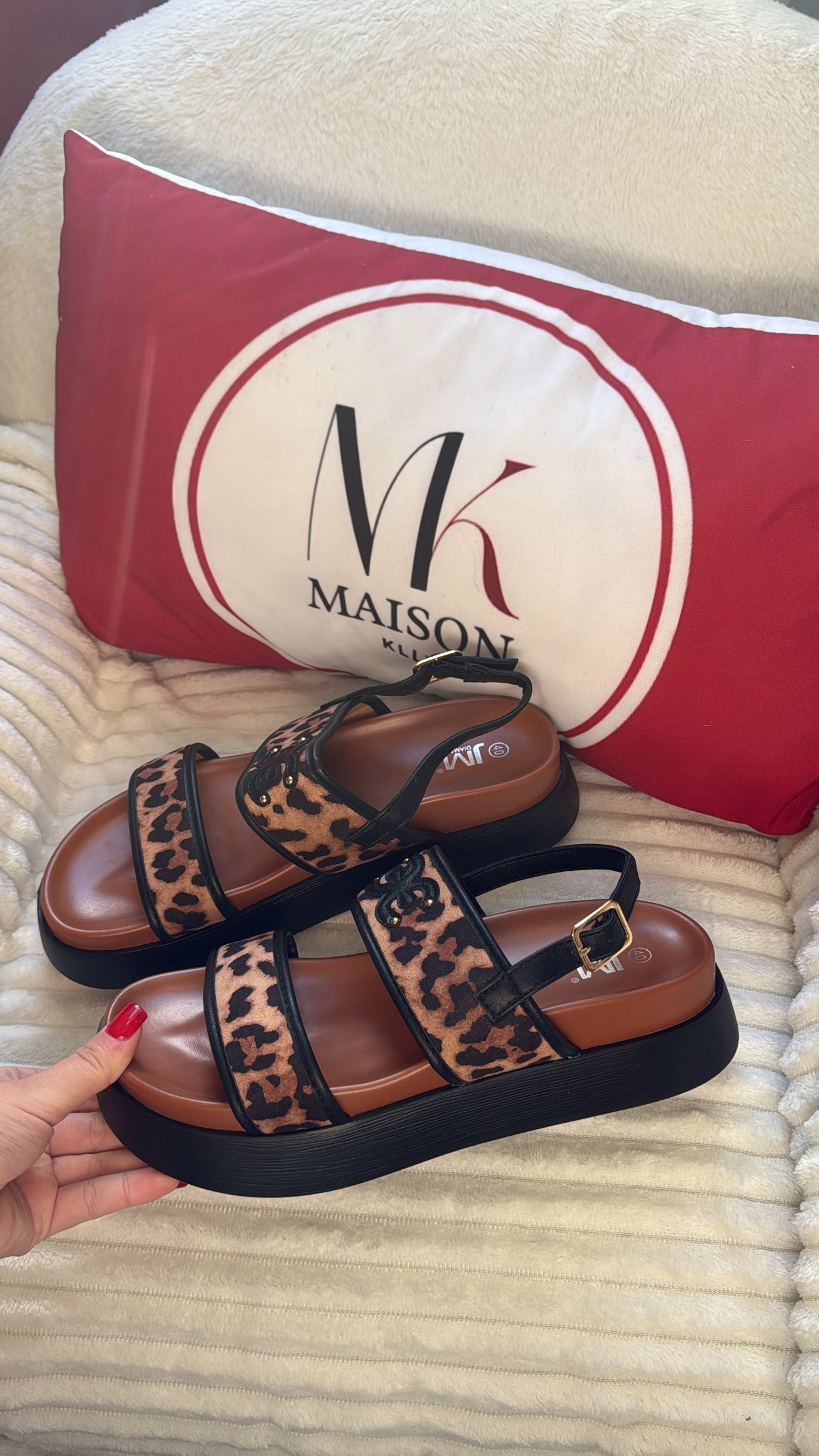 SANDALES VIANA LÉOPARD - MaisonKLLY