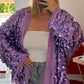 KIMONO SEQUIN PORTEFEUILLE VIOLET - MaisonKLLY