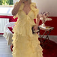 ROBE DE PRINCESSE JAUNE - MaisonKLLY