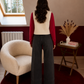 JEANS WIDE LEG NOIR