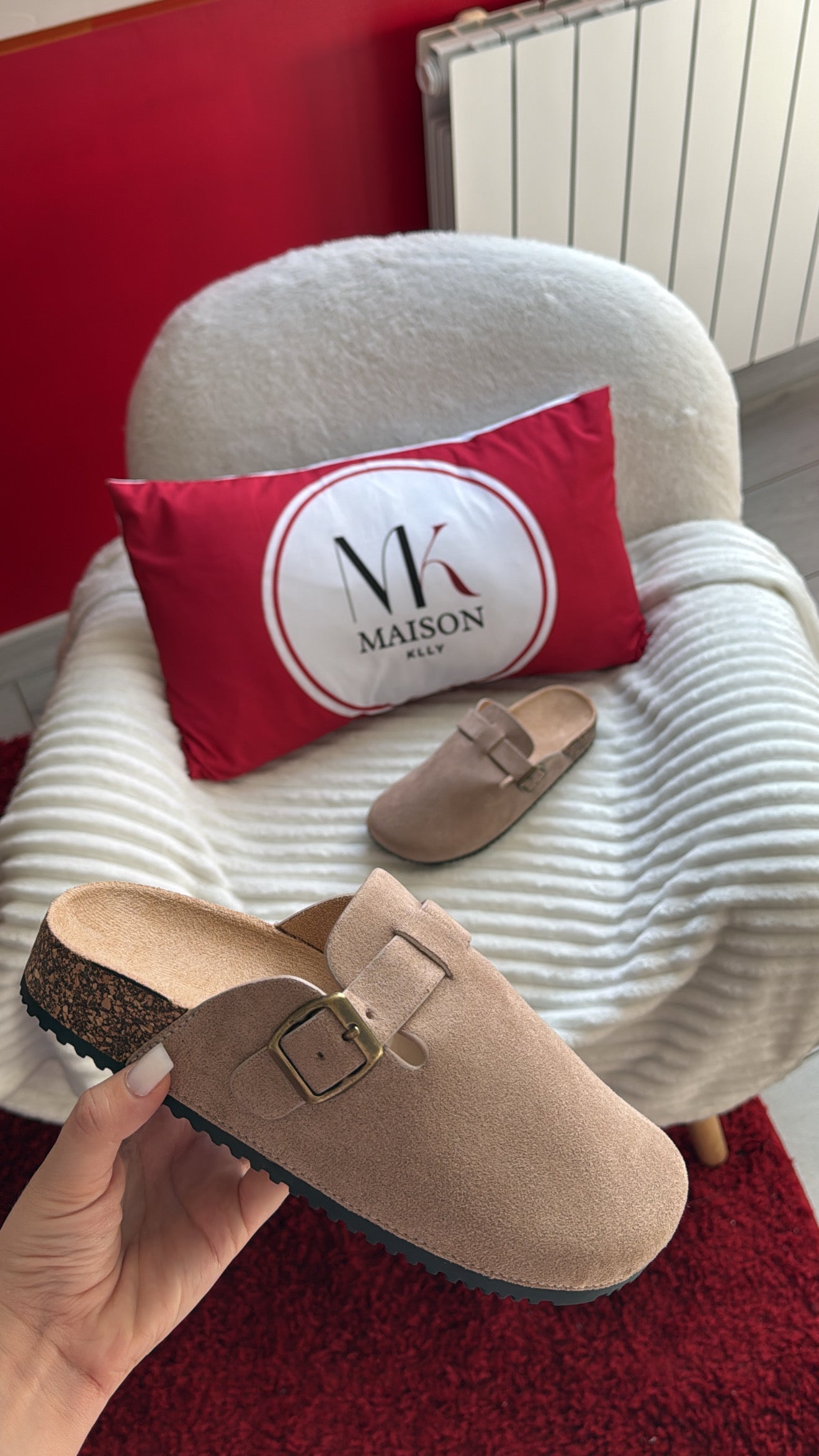 MULES ÉTÉ TAUPE - MaisonKLLY