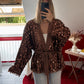 KIMONO SEQUIN PORTEFEUILLE CHOCOLAT - MaisonKLLY
