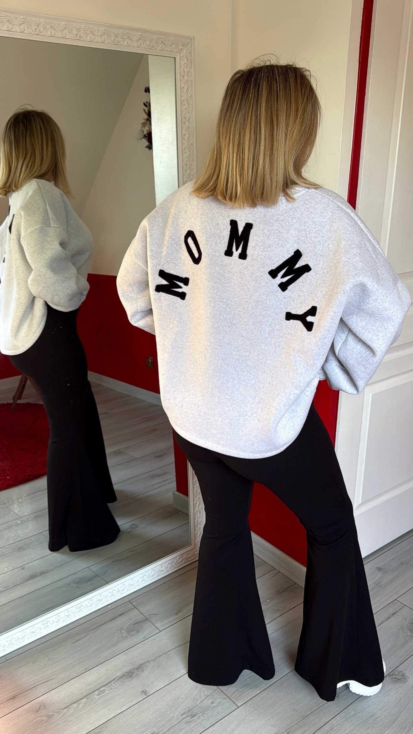 SWEAT COTON MOMMY NOIR - MaisonKLLY