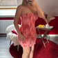 ROBE FLEURS ROSE - MaisonKLLY
