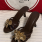 TALONS FLORA CHOCOLAT