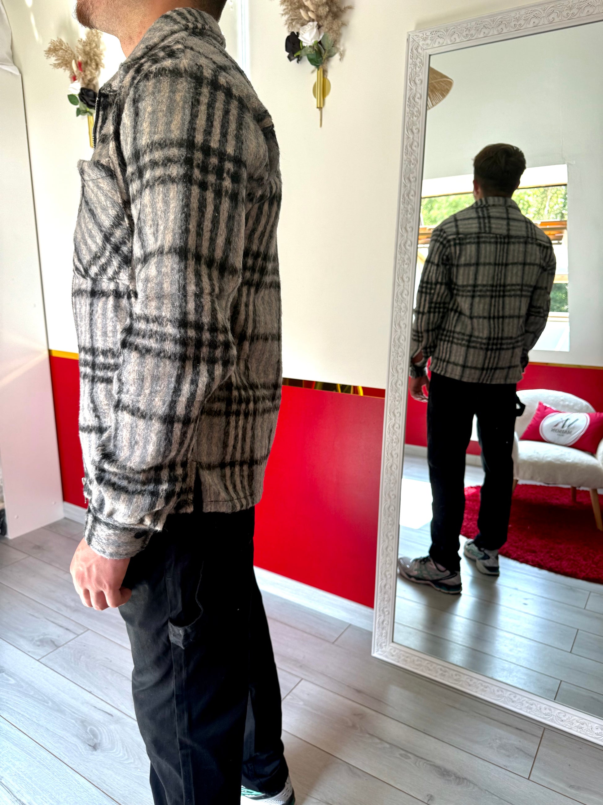 VESTE À CARREAUX - MaisonKLLY