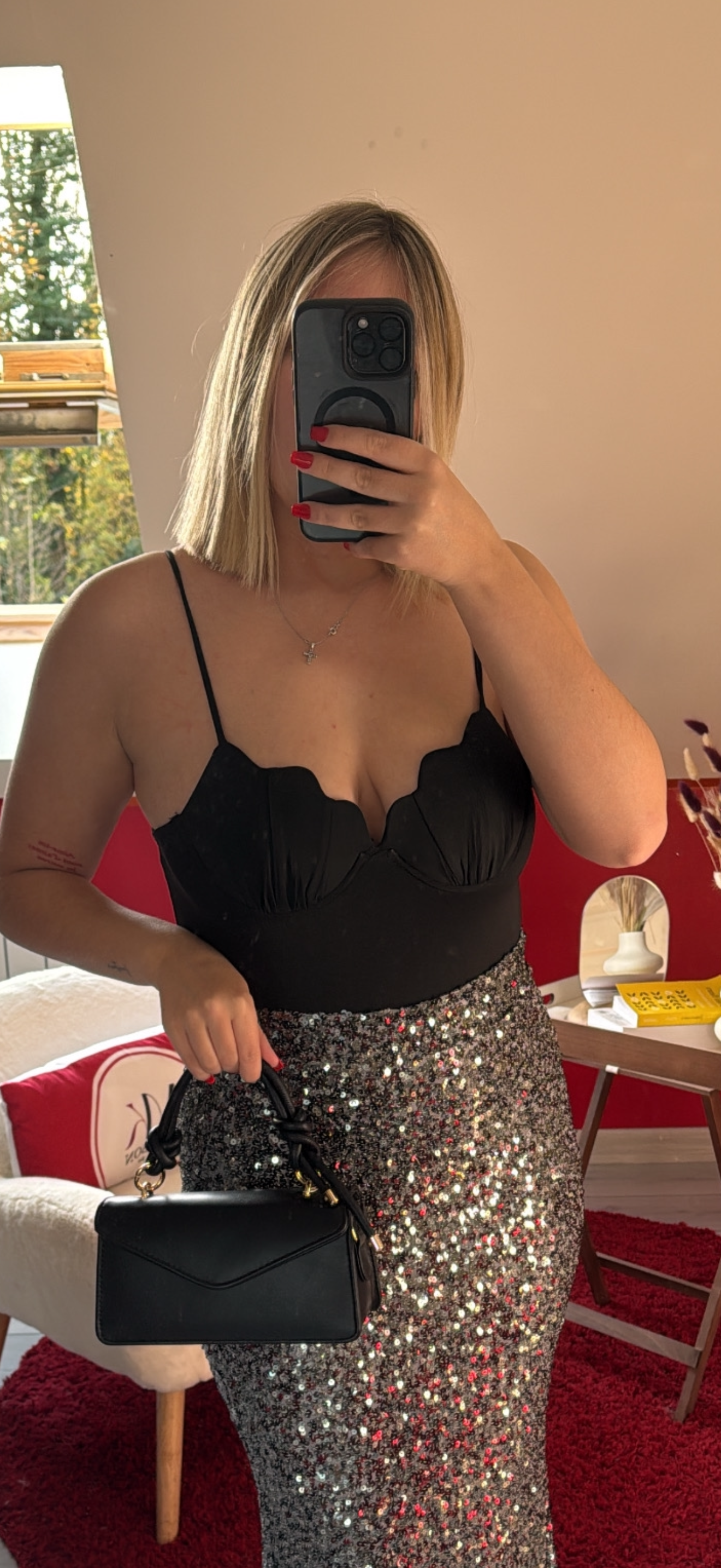 BODY À COQUE NOIR - MaisonKLLY