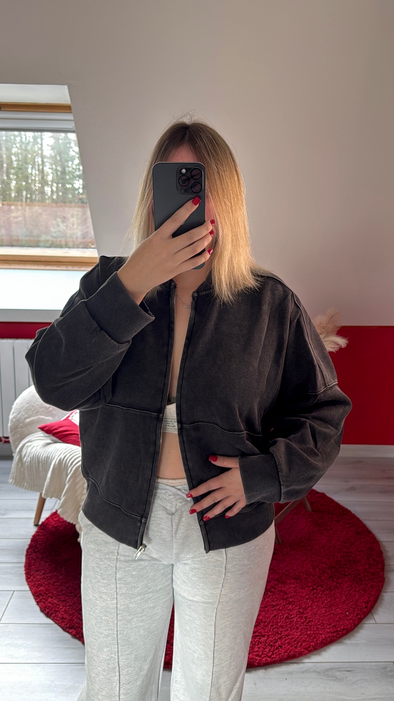 GILET NOIR EN COTON - MaisonKLLY