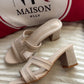 TALONS MONIQUA BEIGE - MaisonKLLY