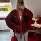 KIMONO SEQUIN PORTEFEUILLE BORDEAUX - MaisonKLLY