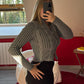 HAUT ZIP GRIS - MaisonKLLY