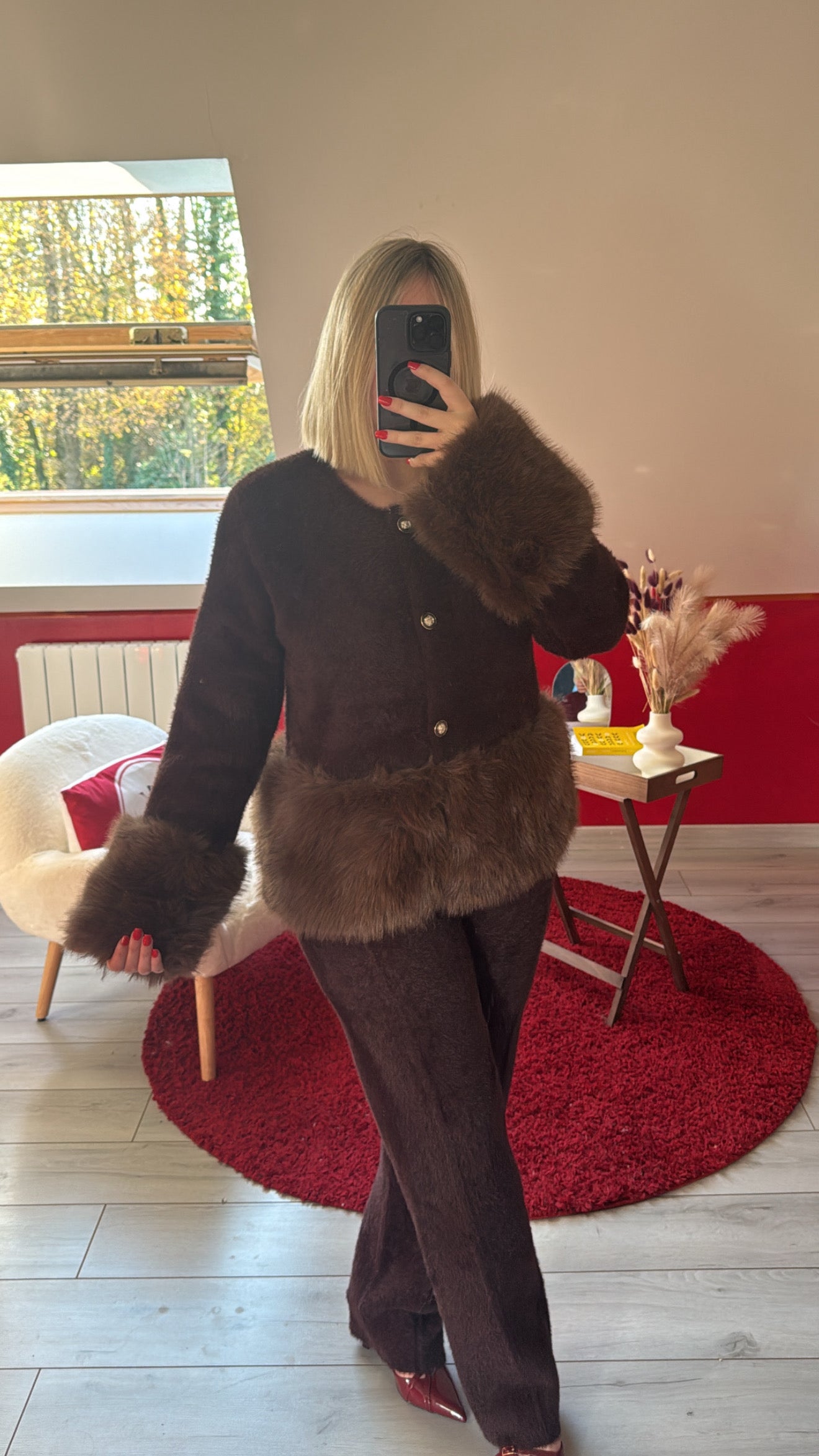 ENSEMBLE TOUT DOUX COTON CHOCOLAT - MaisonKLLY