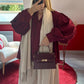 CHEMISE MANCHE BOUFFANTE BORDEAUX - MaisonKLLY