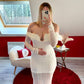 ROBE BLANCHE COL BARDOT - MaisonKLLY