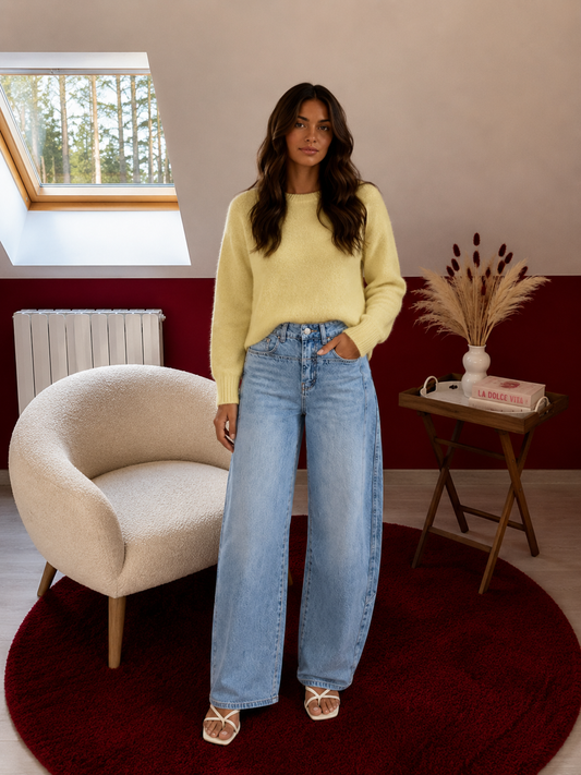 JEANS BALLOON BLEU