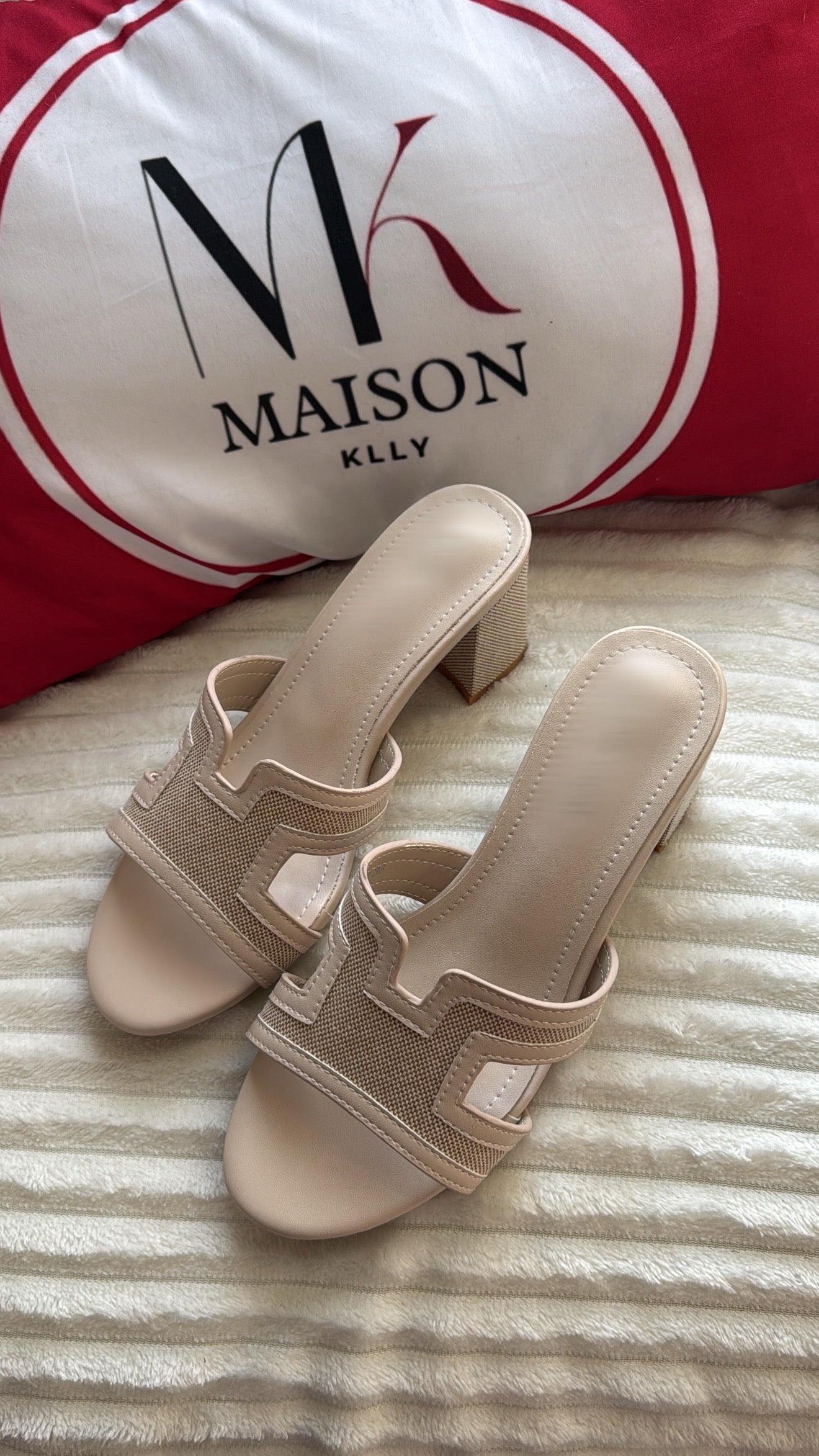 TALONS MONIQUA BEIGE - MaisonKLLY