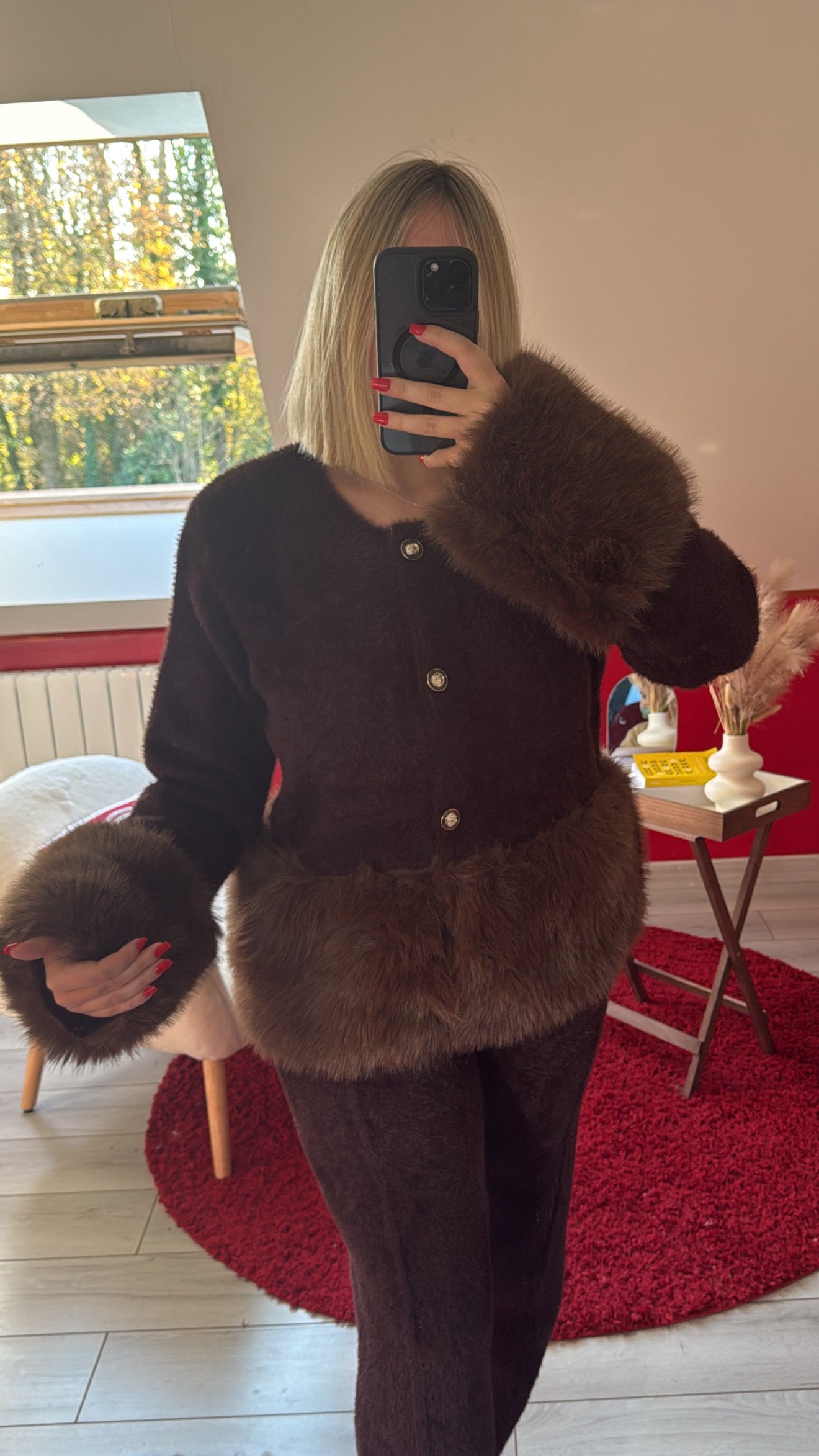 ENSEMBLE TOUT DOUX COTON CHOCOLAT - MaisonKLLY