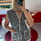 GILET SANS MANCHE GRIS - MaisonKLLY