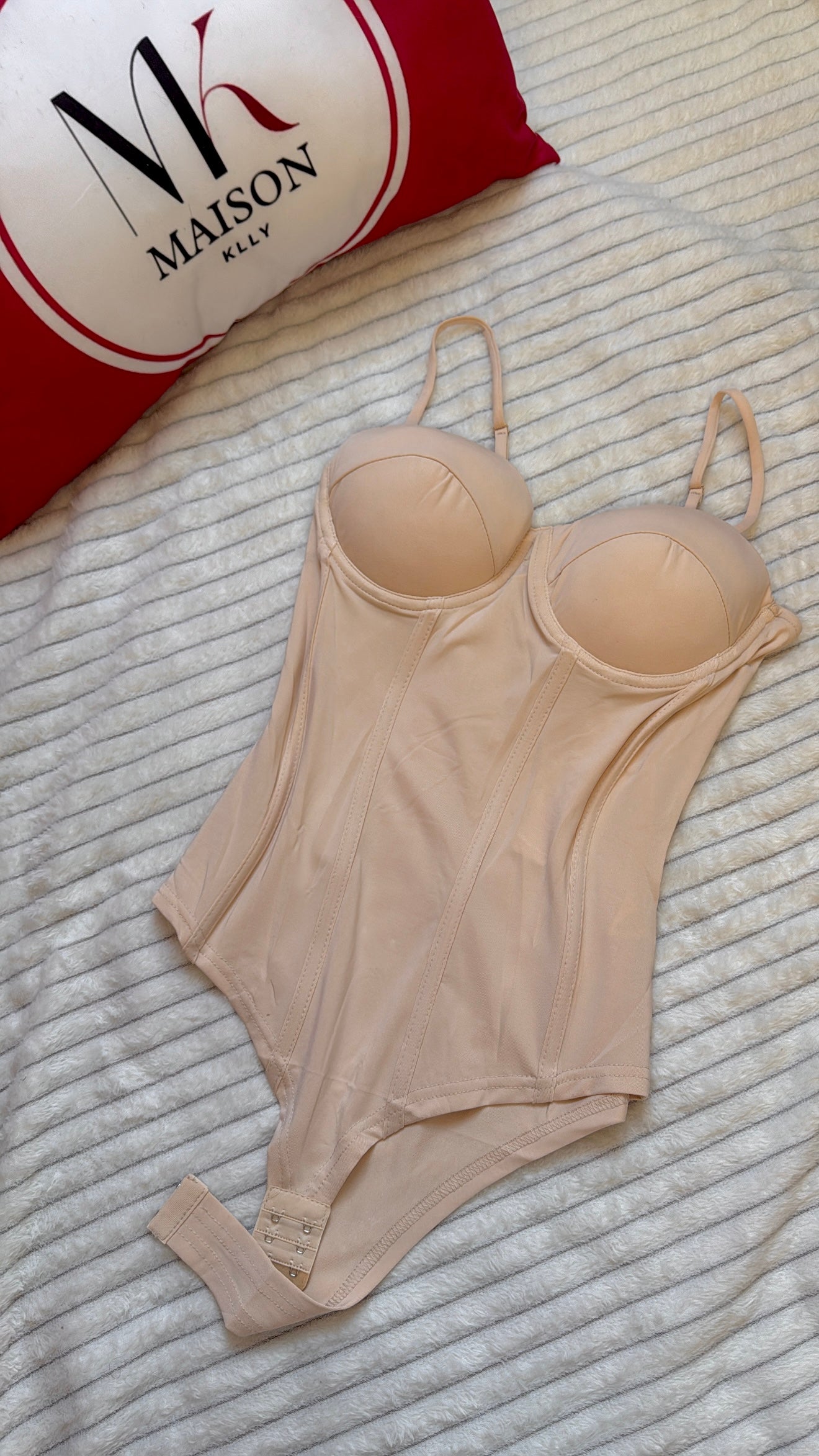 BODY À COQUE BEIGE - MaisonKLLY