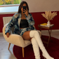 ENSEMBLE BOMBERS SATIN - MaisonKLLY