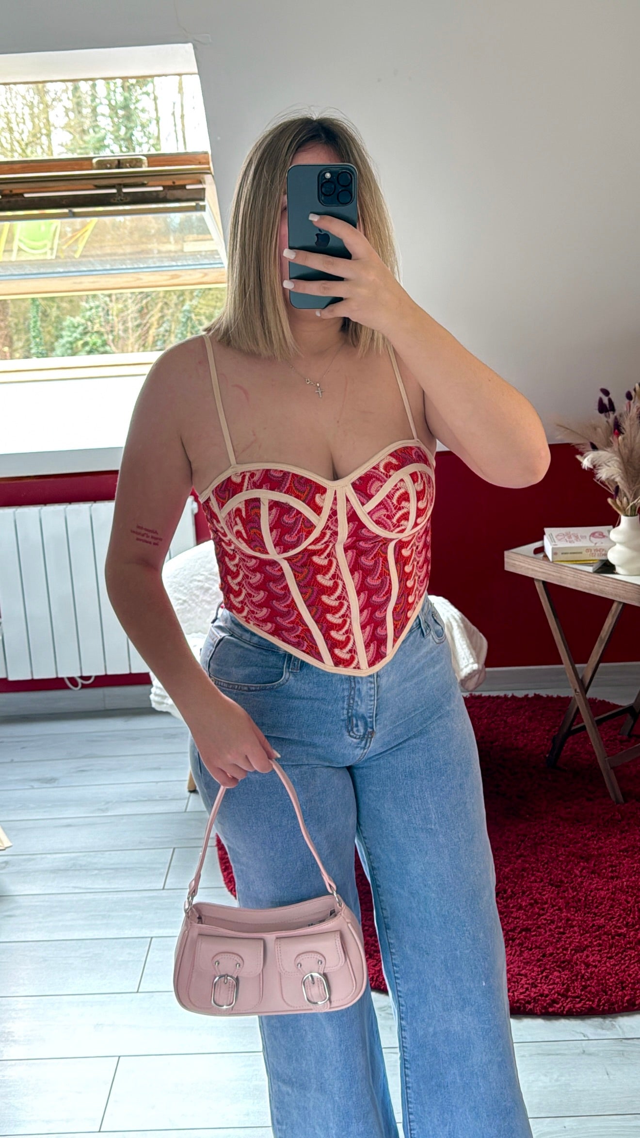 BUSTIER ROUGE - MaisonKLLY