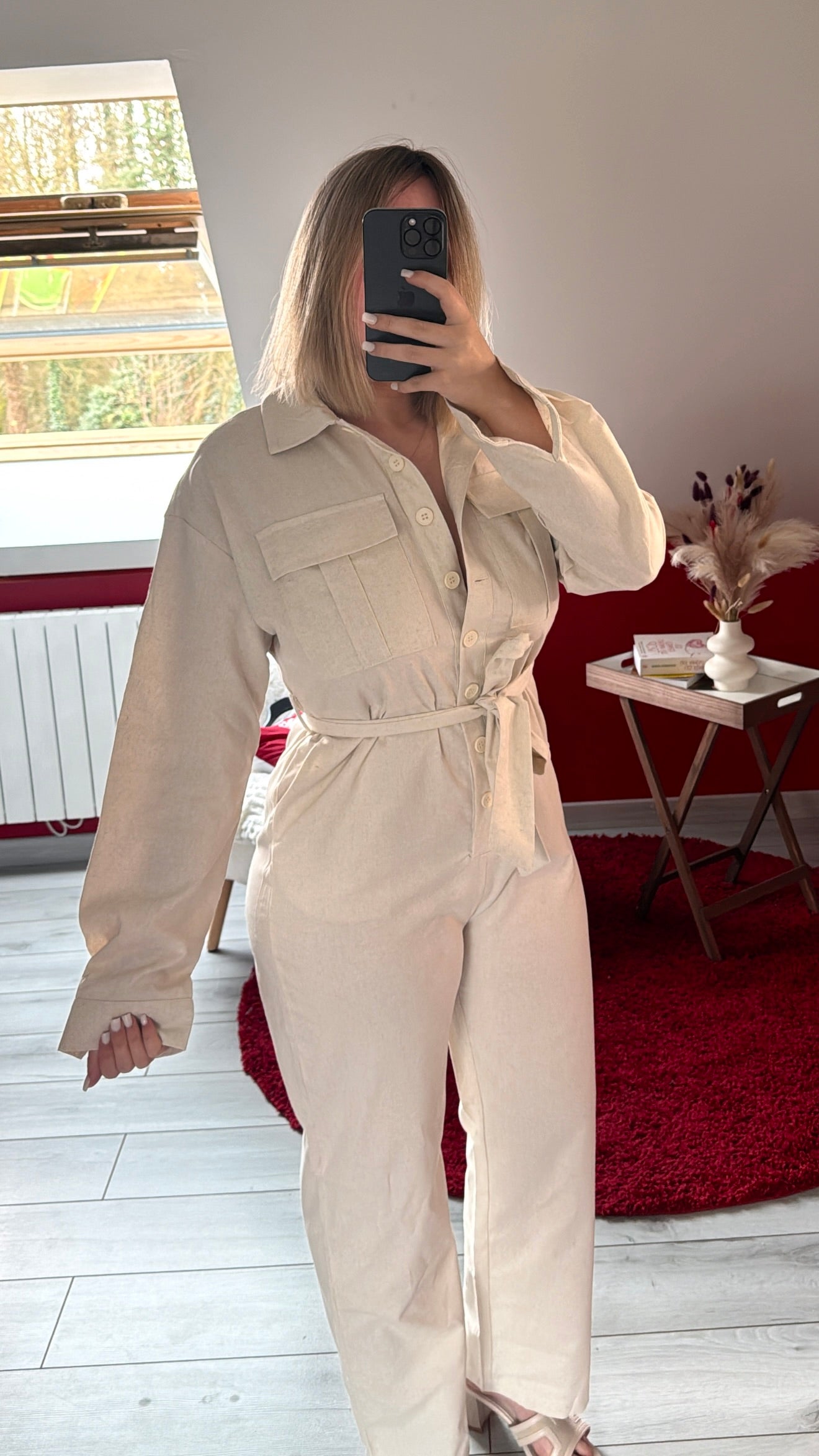 COMBINAISON BEIGE - MaisonKLLY