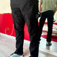 JEANS NOIR STYLE CARGO - MaisonKLLY