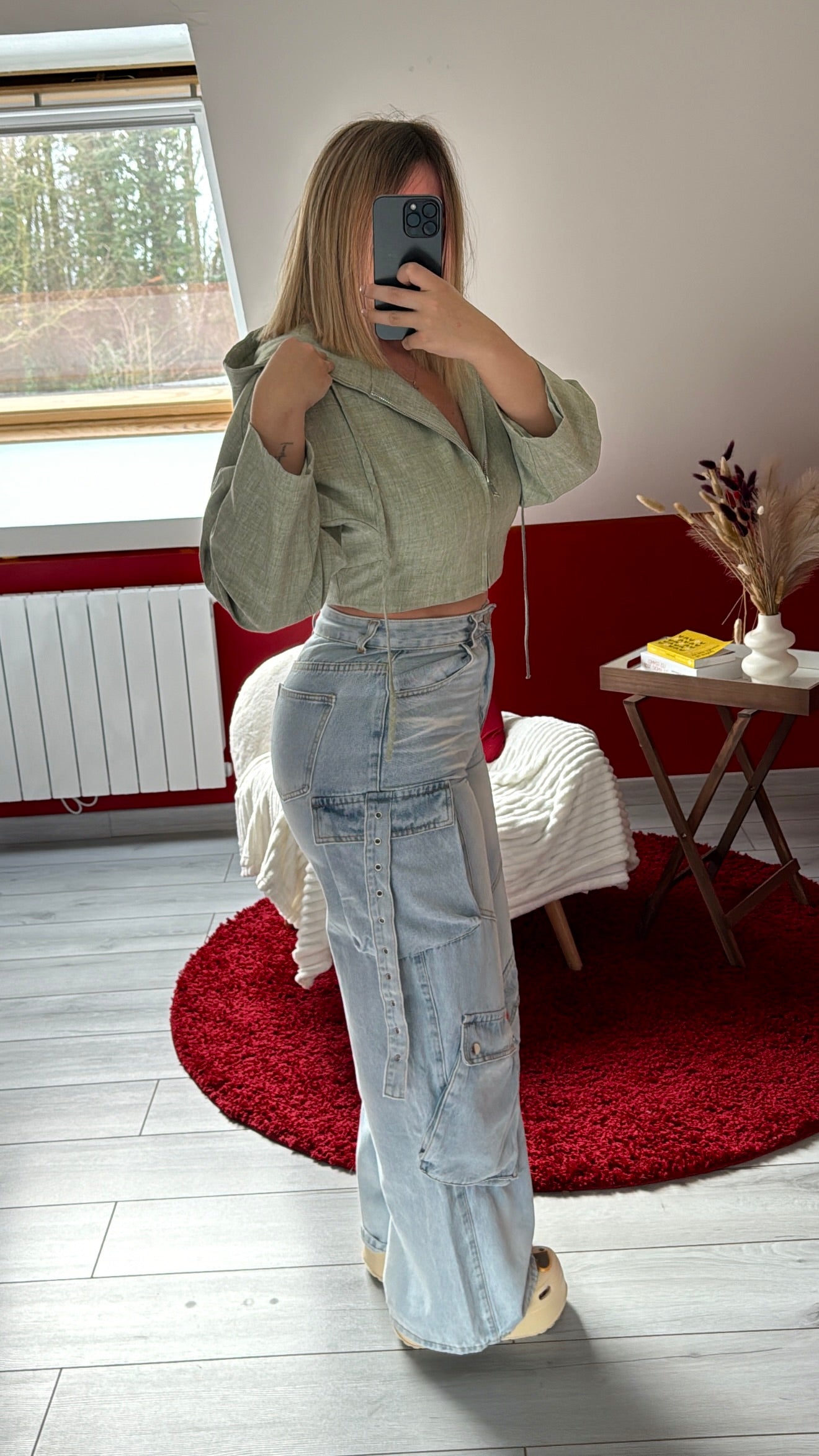 JEANS BAGGY POCHE - MaisonKLLY