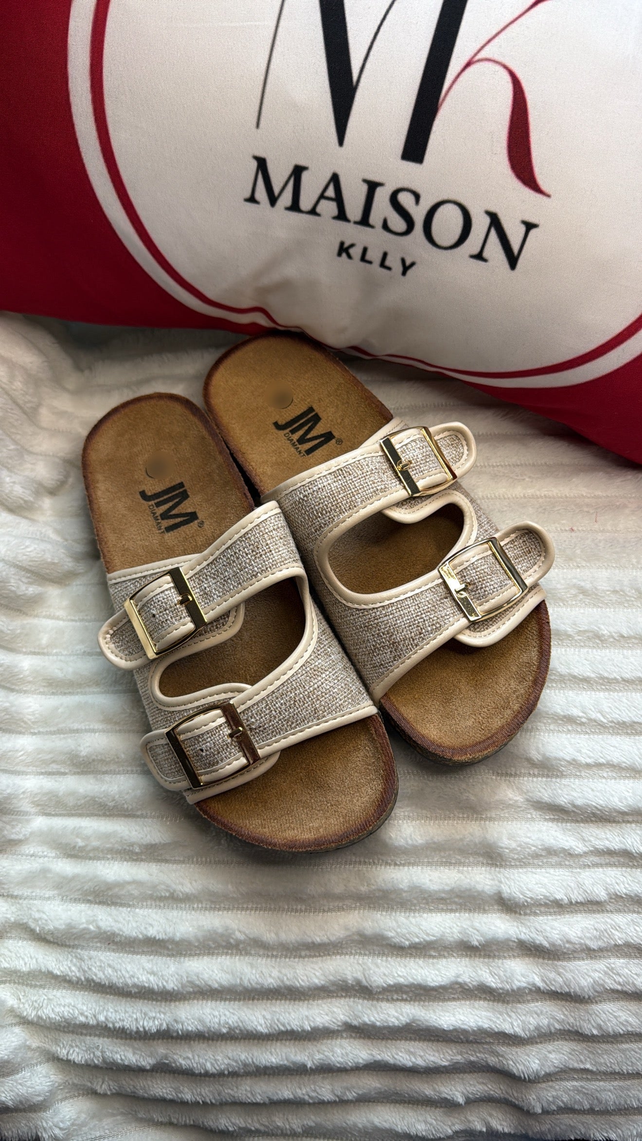 CLAQUETTES BONNA BEIGE - MaisonKLLY