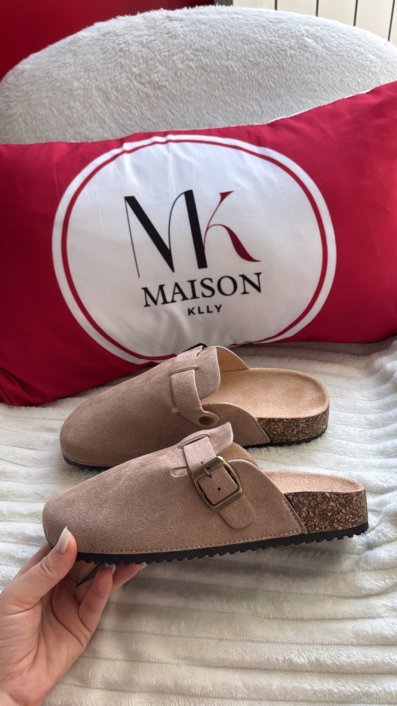 MULES ÉTÉ TAUPE - MaisonKLLY