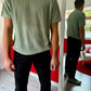 TEE-SHIRT EN MAILLE VERT D’EAU - MaisonKLLY