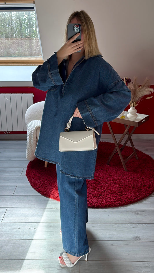 ENSEMBLE EN JEANS ZIP - MaisonKLLY