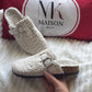 MULES FOURRÉE BLANCHE