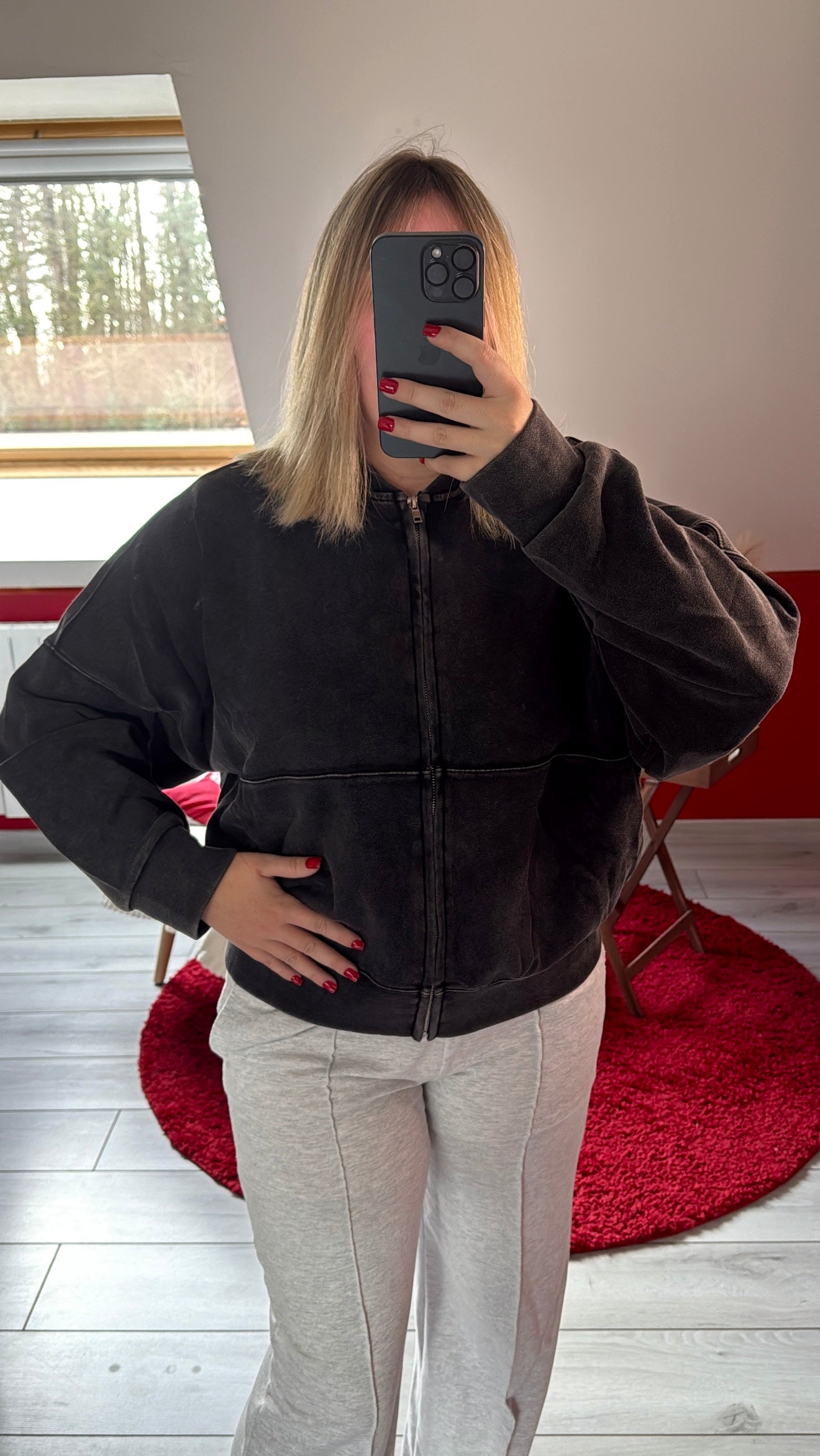 GILET NOIR EN COTON - MaisonKLLY